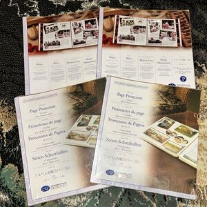 Creative Memories 12x12 pages and page protectors